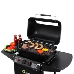 Irvine Lava Stone Gas BBQ Grill -GardenChic Elegant Shop 508cuk 9