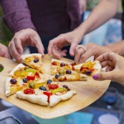 BBQ Pizza Oven Black 17 BBQ Pizza Oven Black -GardenChic Elegant Shop 56293 bbq pizza oven black lifestyle 6b