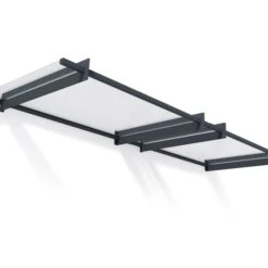 Nancy 3000 Door Canopy Clear Panel Grey 10 X 3 -GardenChic Elegant Shop 706956 5