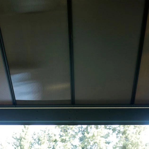 Dallas Polycarbonate Gazebo Grey 14 X 14 9 Dallas Polycarbonate Gazebo Grey 14 X 14 - Image 7