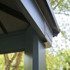 Dallas Polycarbonate Gazebo Grey 14 X 14 19 Dallas Polycarbonate Gazebo Grey 14 X 14 -GardenChic Elegant Shop 707105 8