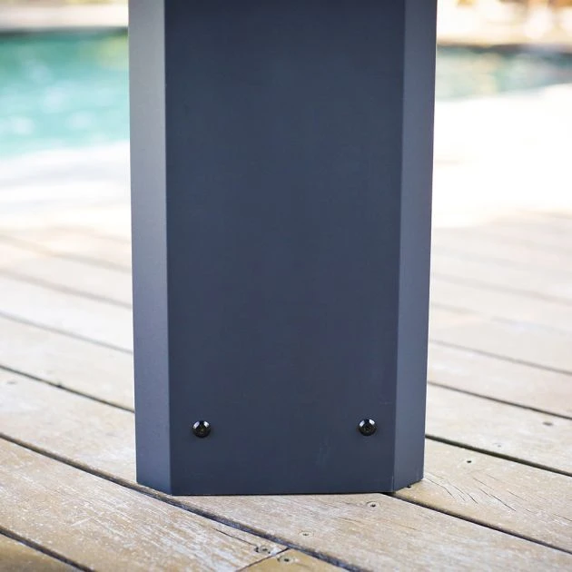 Dallas Polycarbonate Gazebo Grey 14 X 14 6 Dallas Polycarbonate Gazebo Grey 14 X 14 - Image 4