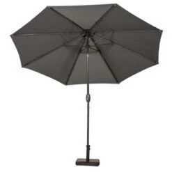 Grey Powder Coated Crank And Tilt Parasol 3m -GardenChic Elegant Shop 735304 2 2