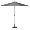 Grey Powder Coated Crank And Tilt Parasol 3m