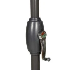 Grey Powder Coated Crank And Tilt Parasol 3m -GardenChic Elegant Shop 735304 6 6