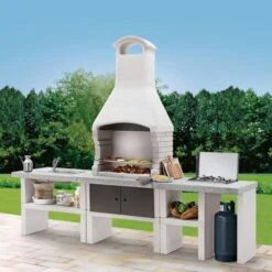 Marbella Outdoor BBQ Kitchen Anthracite -GardenChic Elegant Shop 803004910 2