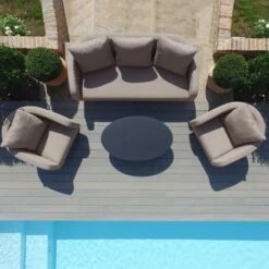 Maze Lounge Ambition 3 Seat Sofa Set 24 Maze Lounge Ambition 3 Seat Sofa Set -GardenChic Elegant Shop ambition 3 seat sofa set taupe aerial sq