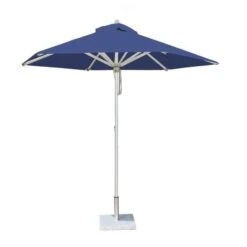 Santa Ana 2.5m Round Spuncrylic Parasol -GardenChic Elegant Shop blue 1 1