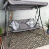 Cairo Grey Swing Hammock 3 Seater