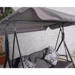 Cairo Grey Swing Hammock 3 Seater -GardenChic Elegant Shop caihamsw 7 rc 8