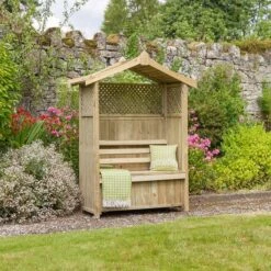 Dorset Arbour (With Storage Box) -GardenChic Elegant Shop dorset arbour 10