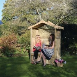 Dorset Arbour (With Storage Box) -GardenChic Elegant Shop dorset arbour 2