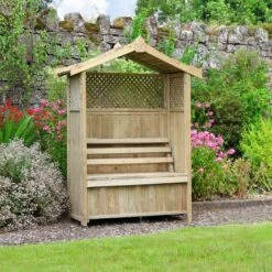 Dorset Arbour (With Storage Box) -GardenChic Elegant Shop dorset arbour 3