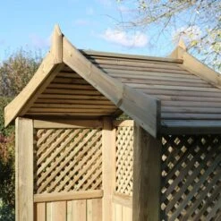 Dorset Arbour (With Storage Box) -GardenChic Elegant Shop dorset arbour detail 2