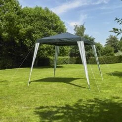 Gazebo Party Tent Green 2.4 X 2.4m -GardenChic Elegant Shop fsg24 ls