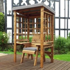 Wentworth Single Arbour -GardenChic Elegant Shop hb143gr 1