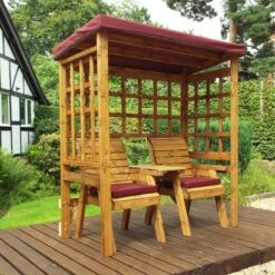 Henley Twin Seat Arbour 17 Henley Twin Seat Arbour -GardenChic Elegant Shop hb148b pic2