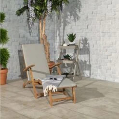 Henley Steamer Armchair With Grey Cushion -GardenChic Elegant Shop hen007 lifestyle rc 4 6