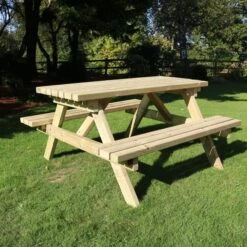Deluxe Picnic Table 180cm 10 Deluxe Picnic Table 180cm -GardenChic Elegant Shop img 1404