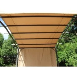 San Remo Mocha Pergola Gazebo With Polyester Fabric 2.75 X 3.66m 16 San Remo Mocha Pergola Gazebo With Polyester Fabric 2.75 X 3.66m -GardenChic Elegant Shop img 6977 3000x2000 5