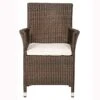 Nevada Brown Rattan Round Bistro Set 2 Seater