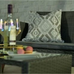 Nevada Grey Rattan Conversation Set 4 Seater 17 Nevada Grey Rattan Conversation Set 4 Seater -GardenChic Elegant Shop nevconvset grey lifestyle rc 1 2 1