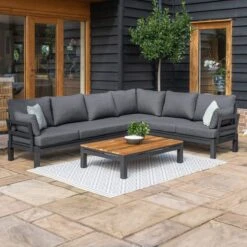 Maze Oslo Corner Sofa Group 24 Maze Oslo Corner Sofa Group -GardenChic Elegant Shop oslo corner sofa 14 rt fct. aw sq reverse