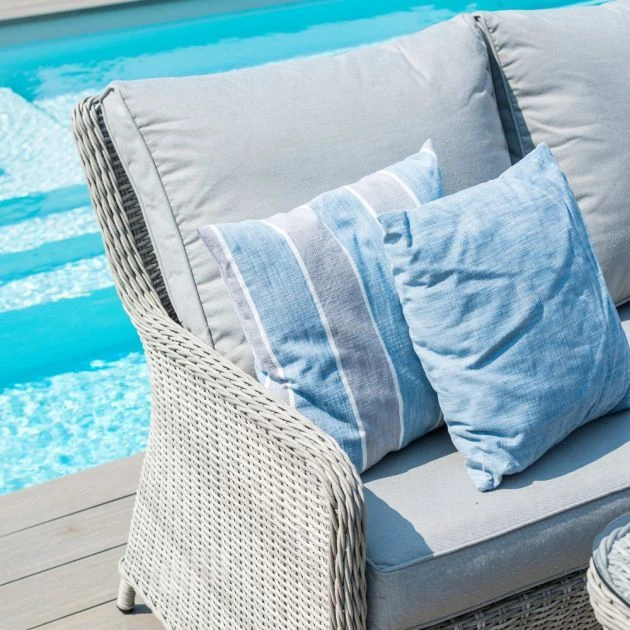 Maze Oxford Royal Rattan Corner Dining Sofa Set Grey 8 Seater Rising Table & Ice Bucket 6 Maze Oxford Royal Rattan Corner Dining Sofa Set Grey 8 Seater Rising Table & Ice Bucket - Image 4