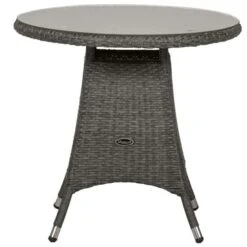 Paris Grey Rattan Bistro Set With Imperial Chairs 2 Seater -GardenChic Elegant Shop par70imp 15
