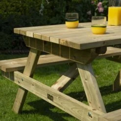 6ft Picnic Bench -GardenChic Elegant Shop ptse18 08